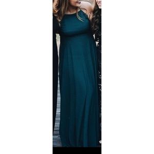 Lulu’s Dark Green Long Formal Dress